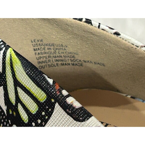 Just Fab Women’s Size 8 Lexie Butterfly Print Heels 4.5” Heel - Picture 5 of 9